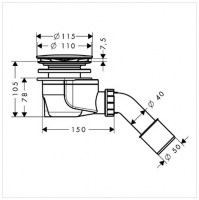 HANSGROHE DESAGUE DUCHA